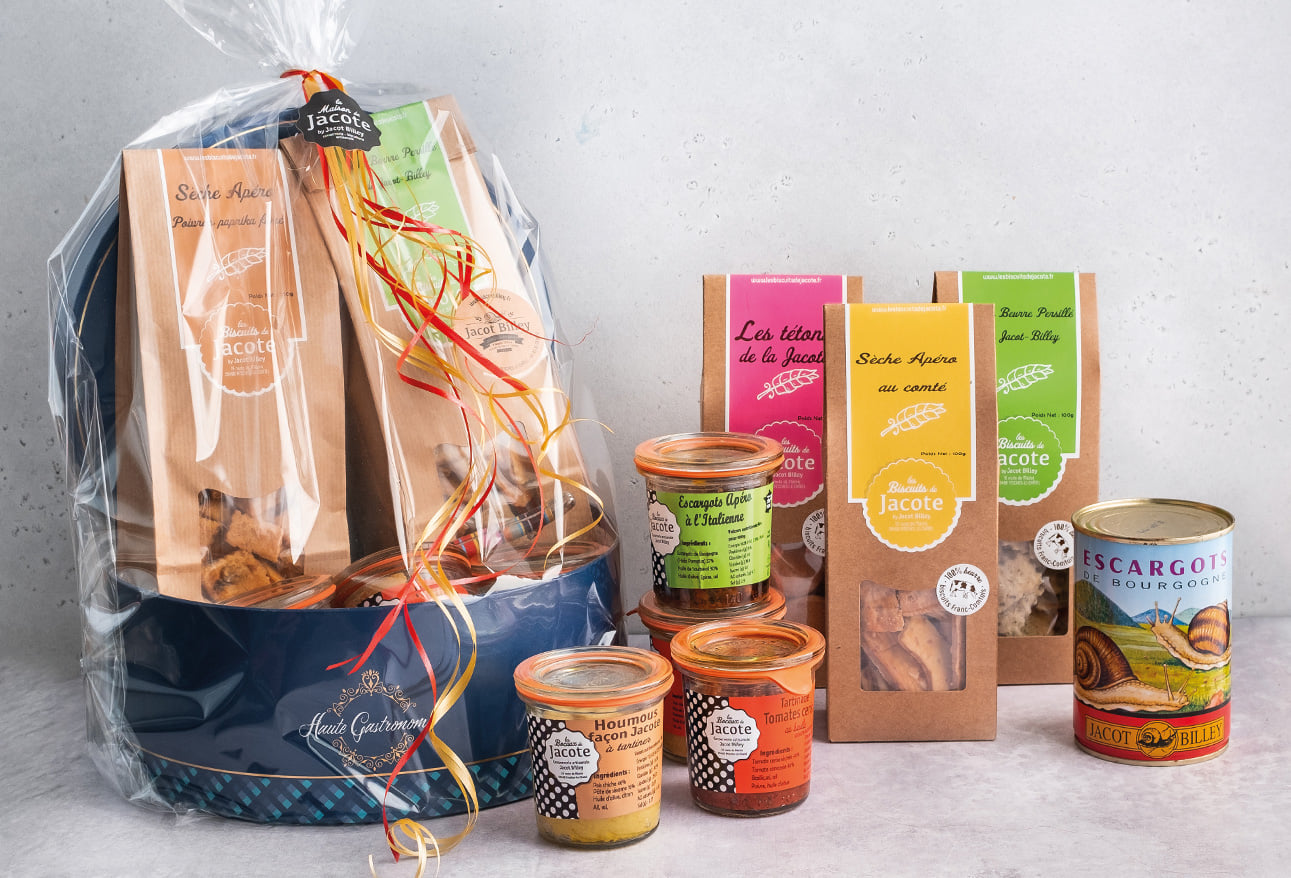 Paniers garnis de Noël franc-comtois