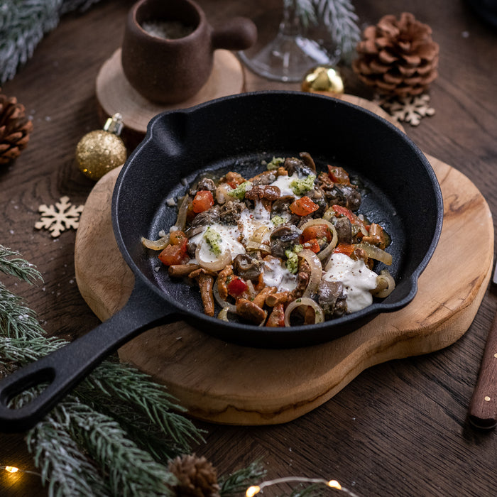 cassolette d'escargots aux girolles
