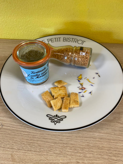 Tartinade de Lentilles Saucisse de Morteau