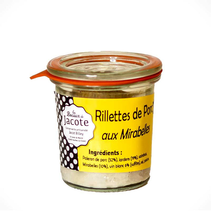 Rillettes de porc aux mirabelles